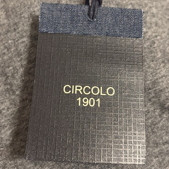 NWT Circolo 1901 Heather Gray Men’s Double Melange Dress Pant - Picture 6 of 6